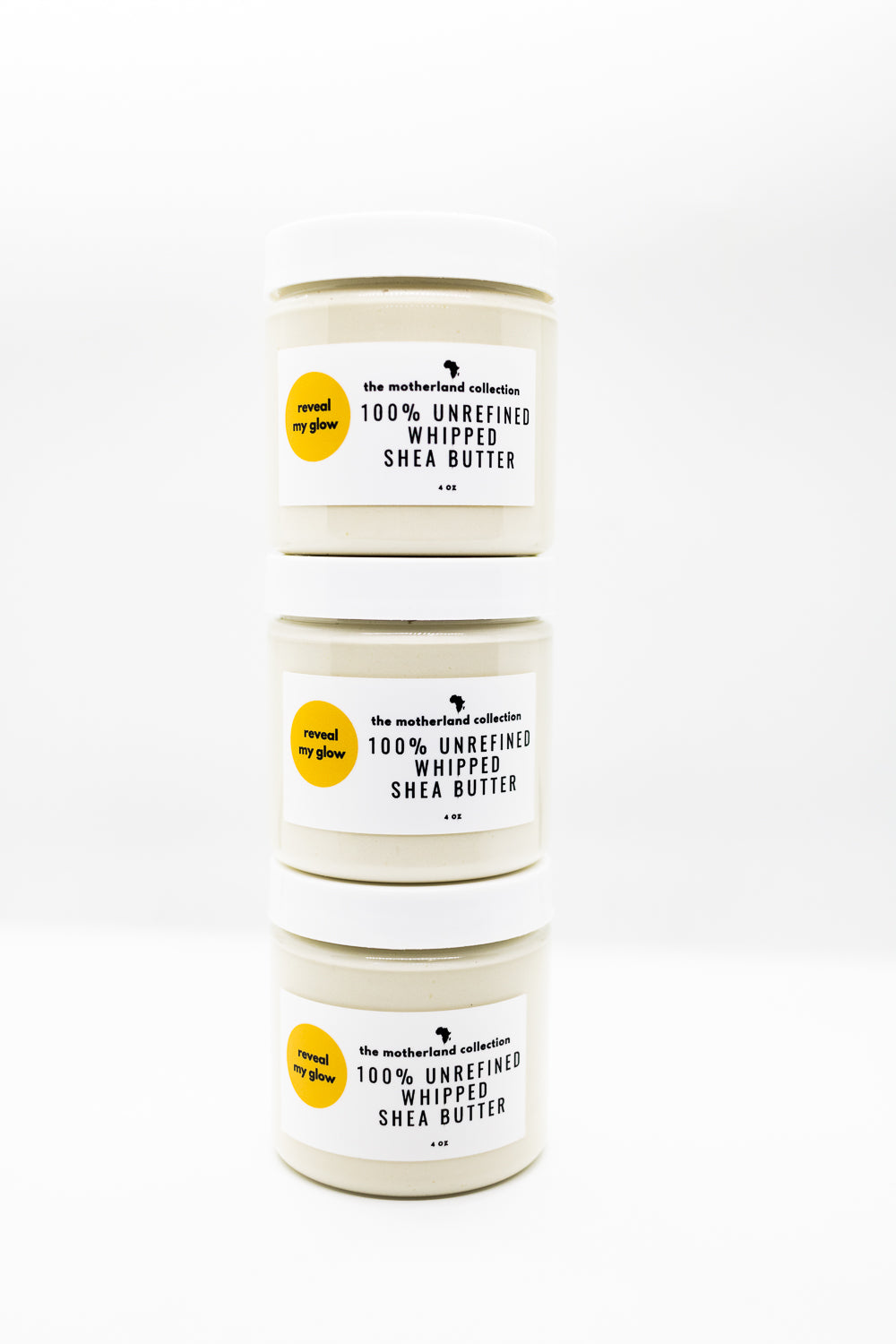 (3) 100% Raw & Unrefined Whipped Shea Butter